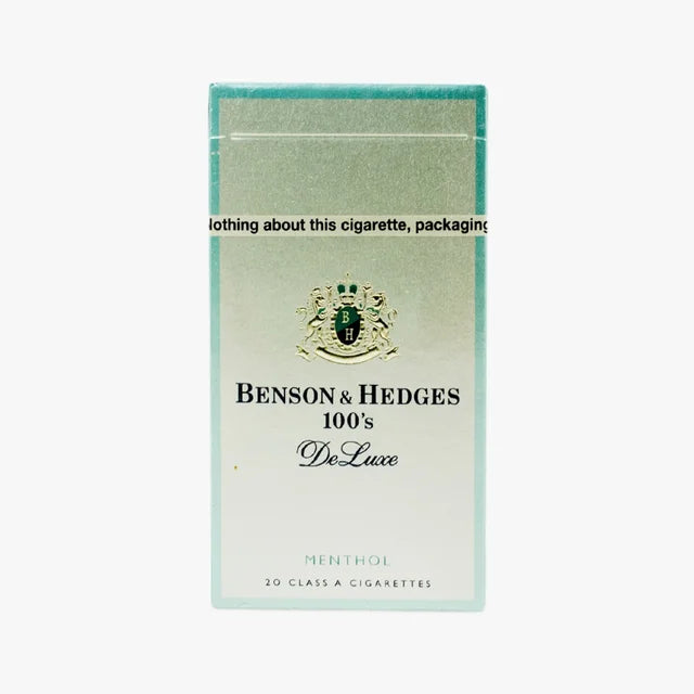 Benson and Hedges 100s De Luxe Menthol